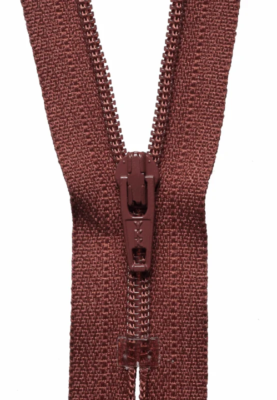 YKK Dress Zip - 855 RUSSET