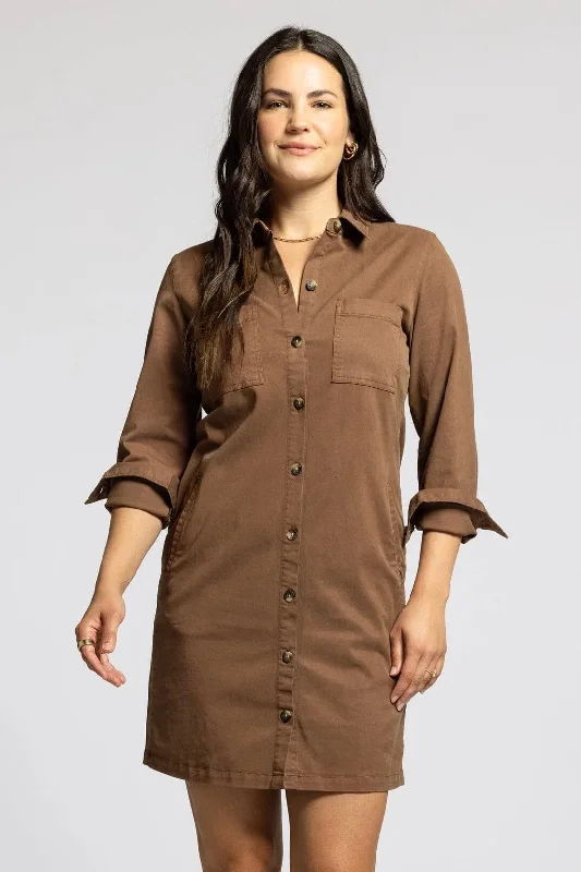 Zula Button Down Dress